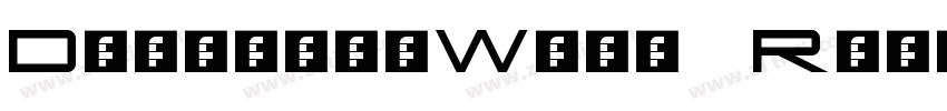 DigifaceWide Regular字体转换